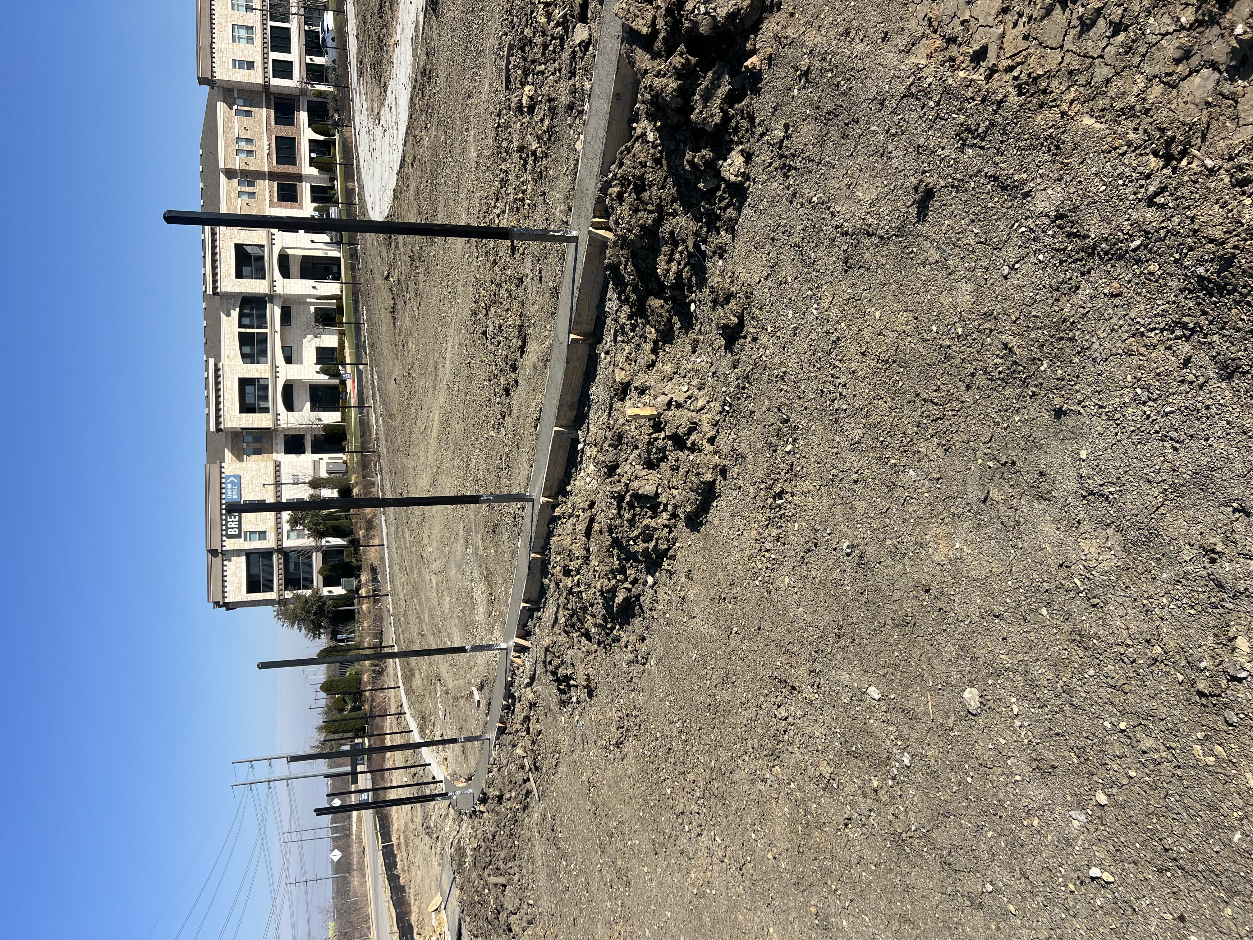 Commercial fence and gate installation